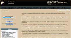 Desktop Screenshot of mainenotarynet.org